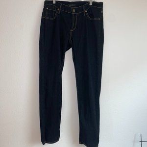 James Jeans Black Tapered Leg Jeans Size 32